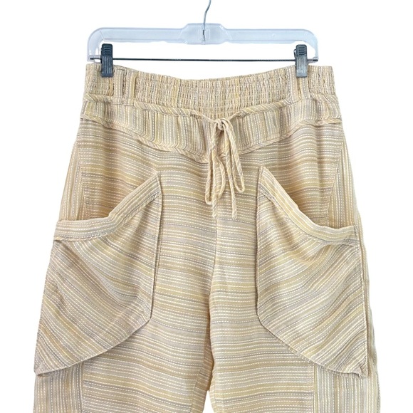 FREE PEOPLE Sweet Escape Drawstring Pant in Cream Size S - Picture 8 of 12